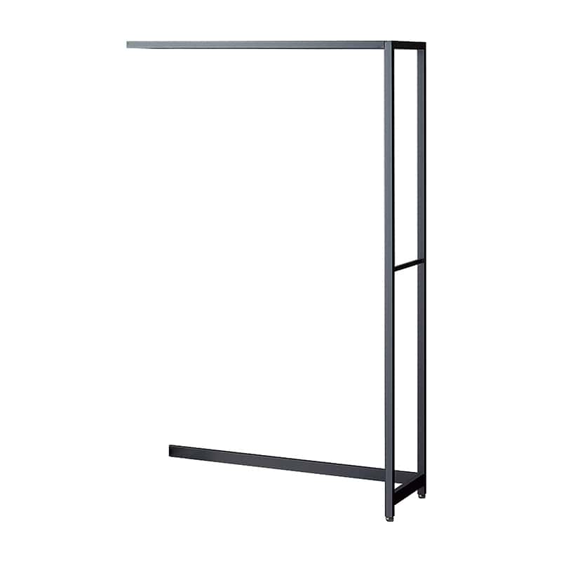 ストア・エキスプレス 店舗什器　ラテラル・ロコ　連結タイプ　グレー 幅90cm／奥行35×高さ150cm 61-808-46-2 1台（ご注文単位1台）【直送品】