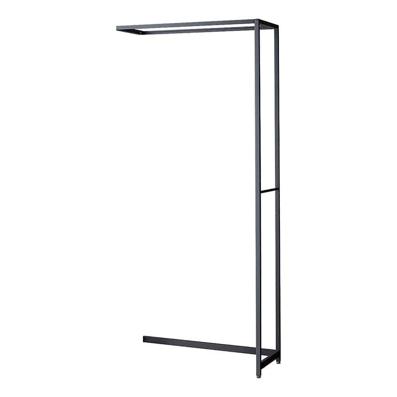 ストア・エキスプレス 店舗什器　ラテラル・ロコ　連結タイプ　グレー 幅90cm／奥行35×高さ210cm 61-808-46-4 1台（ご注文単位1台）【直送品】