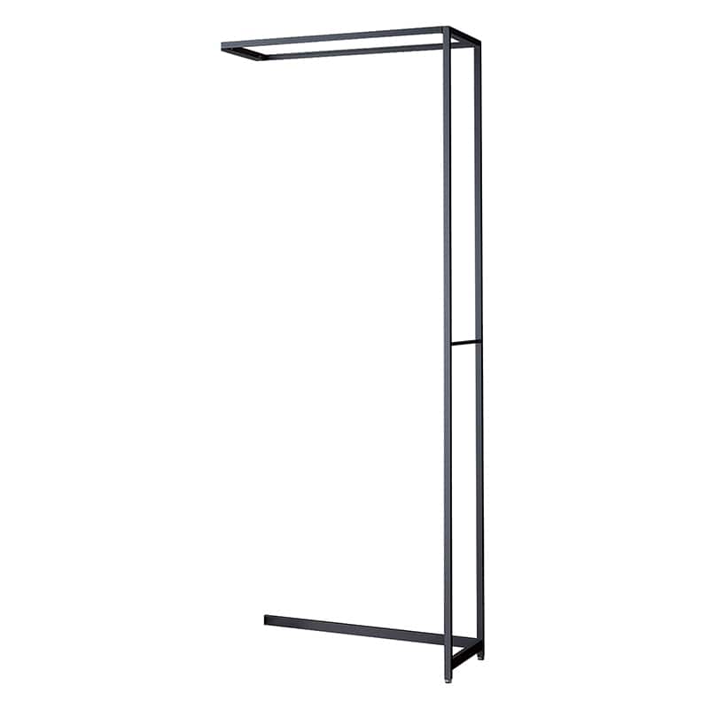 ストア・エキスプレス 店舗什器 ラテラル・ロコ 連結タイプ グレー 幅90cm/奥行35×高さ240cm 61-808-46-5 1台(ご注文単位1台)【直送品】