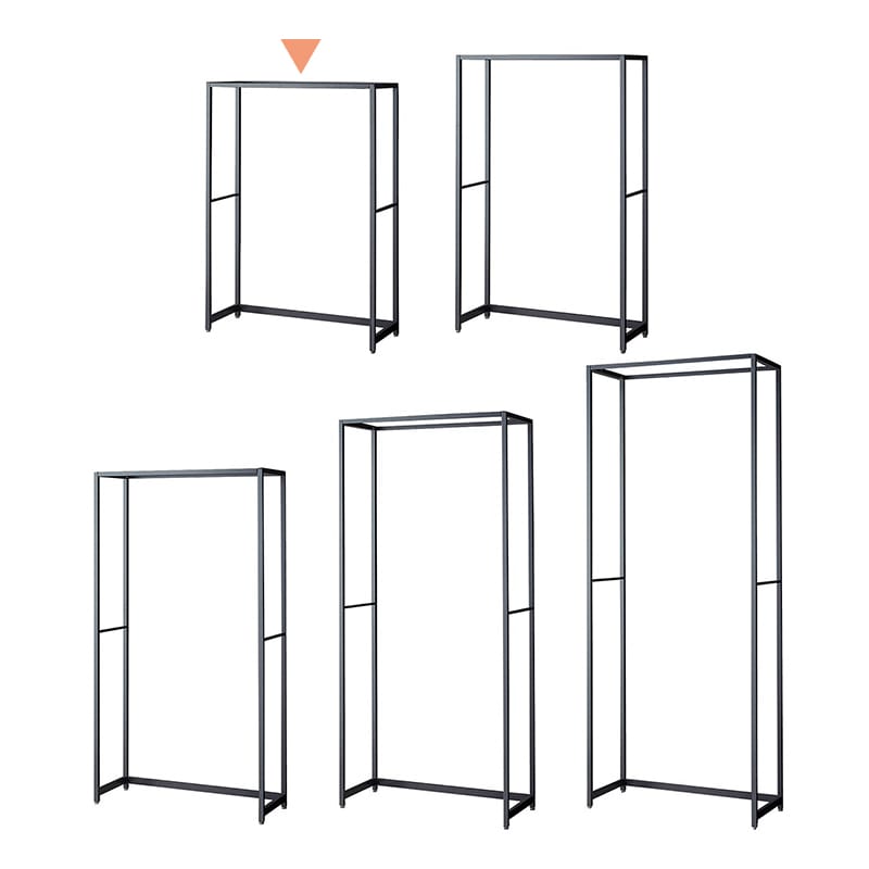 ストア・エキスプレス 店舗什器　ラテラル・ロコ　本体　グレー 幅90cm／奥行40×高さ135cm 61-808-47-1 1台（ご注文単位1台）【直送品】