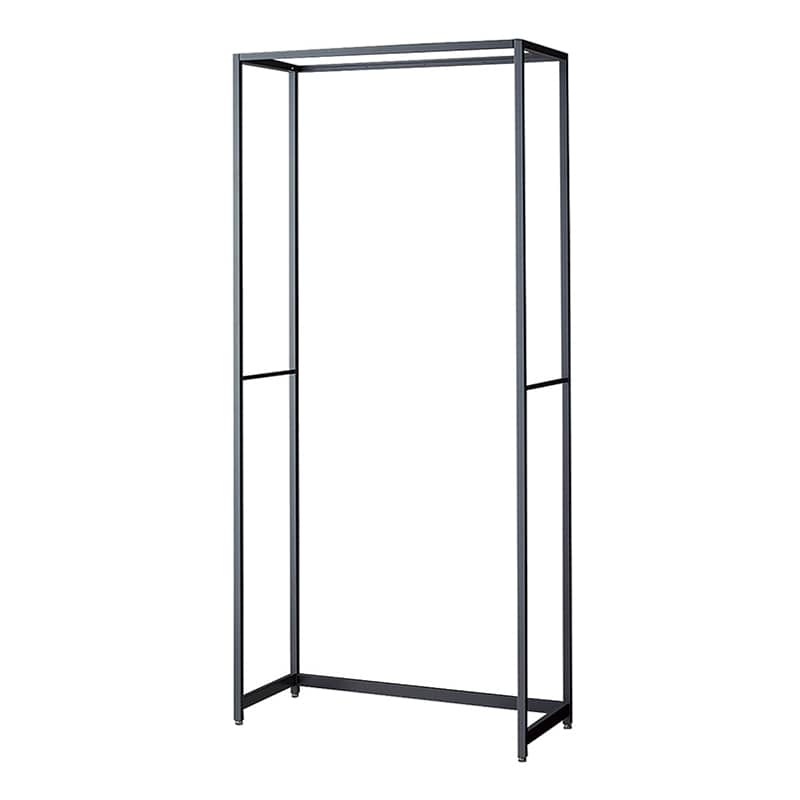 ストア・エキスプレス 店舗什器　ラテラル・ロコ　本体　グレー 幅90cm／奥行40×高さ210cm 61-808-47-4 1台（ご注文単位1台）【直送品】