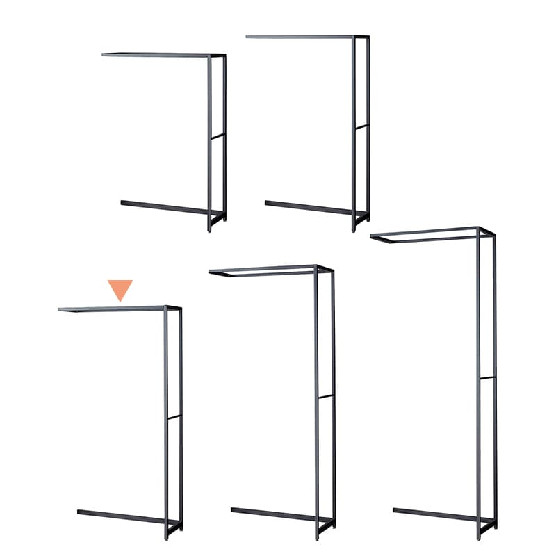 ストア・エキスプレス 店舗什器 ラテラル・ロコ 連結タイプ グレー 幅90cm/奥行40×高さ180cm 61-808-48-3 1台(ご注文単位1台)【直送品】