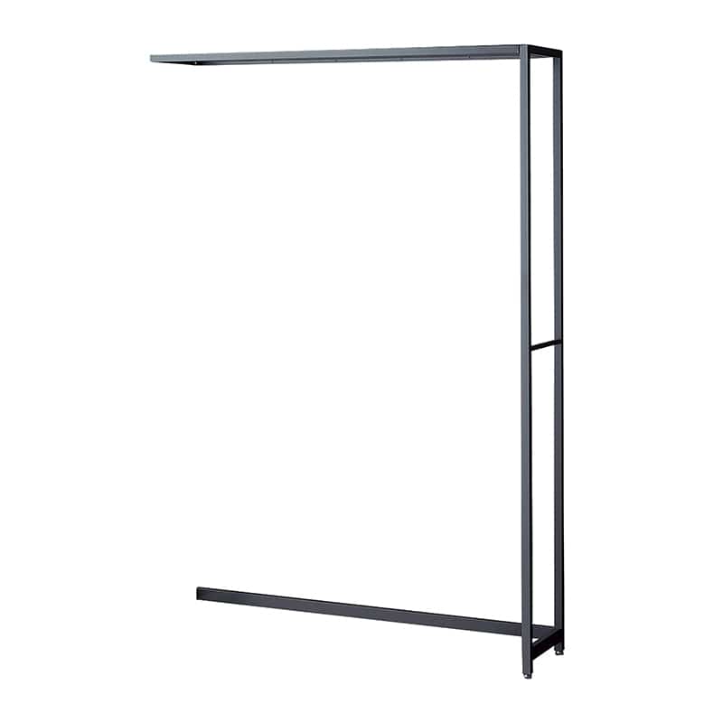 ストア・エキスプレス 店舗什器　ラテラル・ロコ　連結タイプ　グレー 幅120cm／奥行35×高さ180cm 61-808-50-3 1台（ご注文単位1台）【直送品】