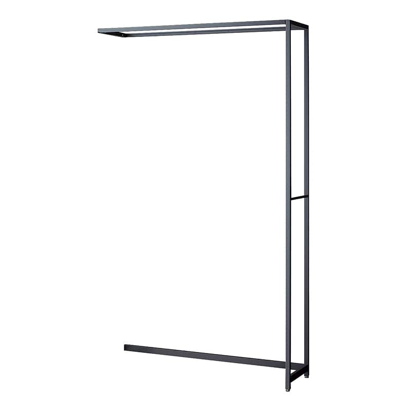 ストア・エキスプレス 店舗什器 ラテラル・ロコ 連結タイプ グレー 幅120cm/奥行35×高さ210cm 61-808-50-4 1台(ご注文単位1台)【直送品】