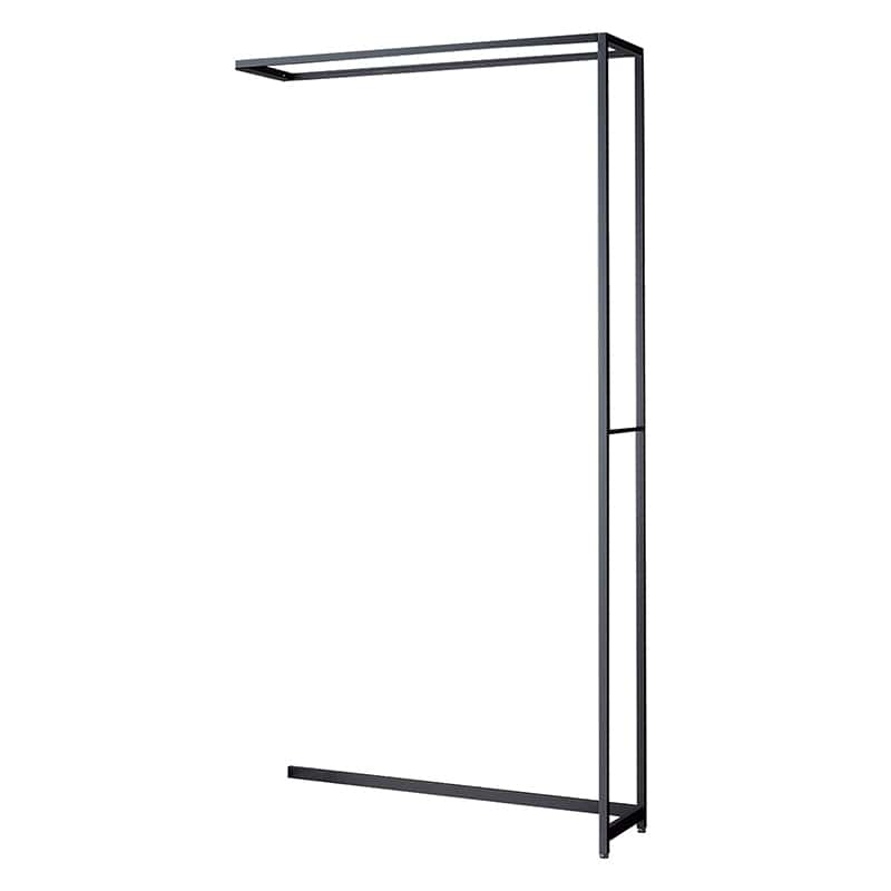 ストア・エキスプレス 店舗什器　ラテラル・ロコ　連結タイプ　グレー 幅120cm／奥行35×高さ240cm 61-808-50-5 1台（ご注文単位1台）【直送品】