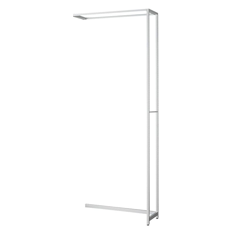 ストア・エキスプレス 店舗什器　ラテラル・ロコ　連結タイプ　ホワイト 幅90cm／奥行35×高さ240cm 61-808-54-5 1台（ご注文単位1台）【直送品】