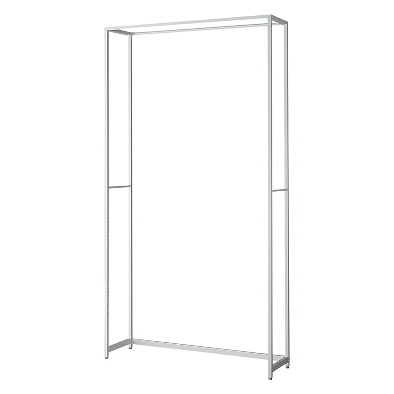 ストア・エキスプレス 店舗什器　ラテラル・ロコ　本体　ホワイト 幅120cm／奥行35×高さ240cm 61-808-57-5 1台（ご注文単位1台）【直送品】