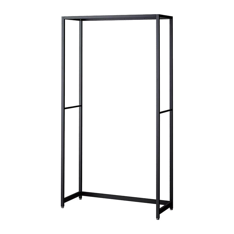 ストア・エキスプレス 店舗什器　ラテラル・ロコ　本体　ブラック 幅90cm／奥行35×高さ180cm 61-808-61-3 1台（ご注文単位1台）【直送品】