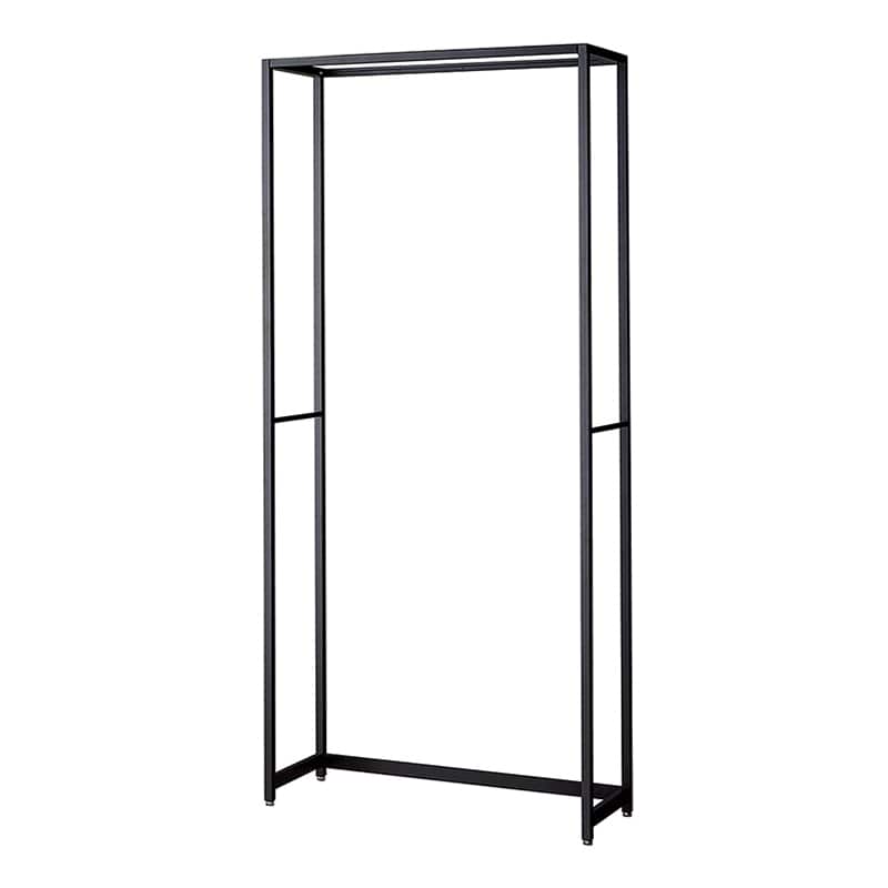 ストア・エキスプレス 店舗什器　ラテラル・ロコ　本体　ブラック 幅90cm／奥行35×高さ210cm 61-808-61-4 1台（ご注文単位1台）【直送品】