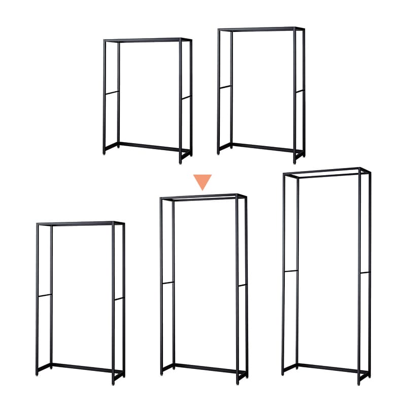 ストア・エキスプレス 店舗什器 ラテラル・ロコ 本体 ブラック 幅90cm/奥行35×高さ210cm 61-808-61-4 1台(ご注文単位1台)【直送品】