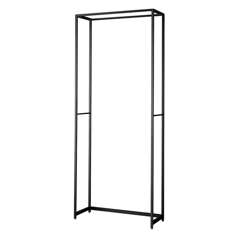 ストア・エキスプレス 店舗什器　ラテラル・ロコ　本体　ブラック 幅90cm／奥行35×高さ240cm 61-808-61-5 1台（ご注文単位1台）【直送品】
