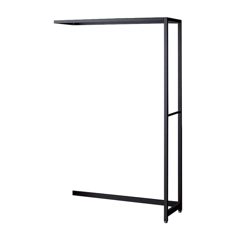 ストア・エキスプレス 店舗什器　ラテラル・ロコ　連結タイプ　ブラック 幅90cm／奥行35×高さ150cm 61-808-62-2 1台（ご注文単位1台）【直送品】