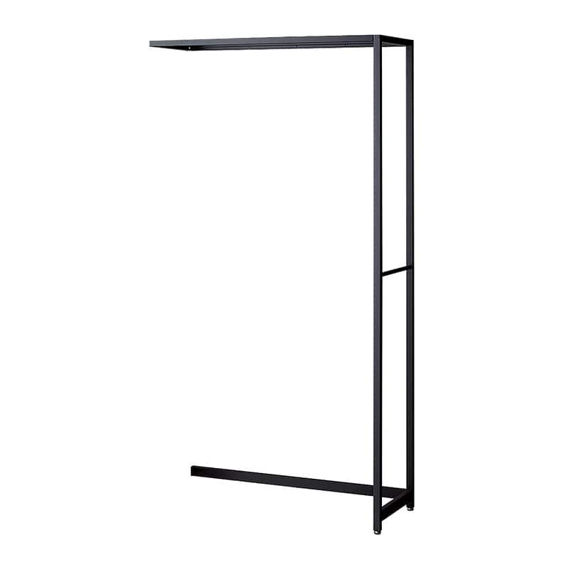 ストア・エキスプレス 店舗什器　ラテラル・ロコ　連結タイプ　ブラック 幅90cm／奥行35×高さ180cm 61-808-62-3 1台（ご注文単位1台）【直送品】