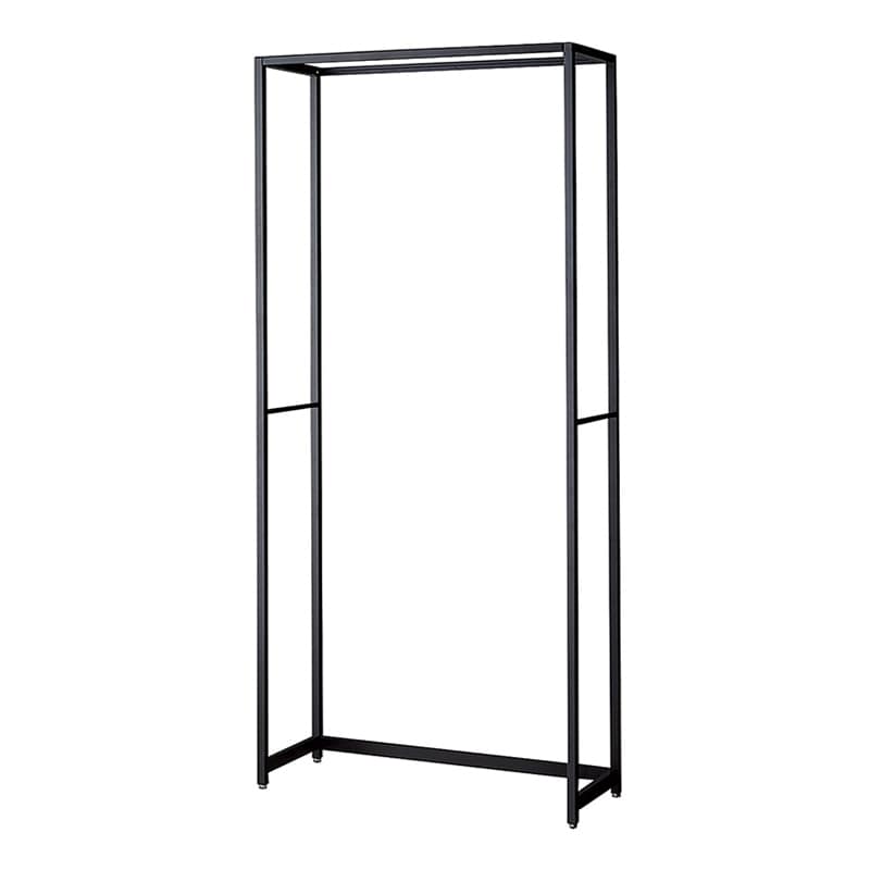 ストア・エキスプレス 店舗什器　ラテラル・ロコ　本体　ブラック 幅90cm／奥行40×高さ210cm 61-808-63-4 1台（ご注文単位1台）【直送品】