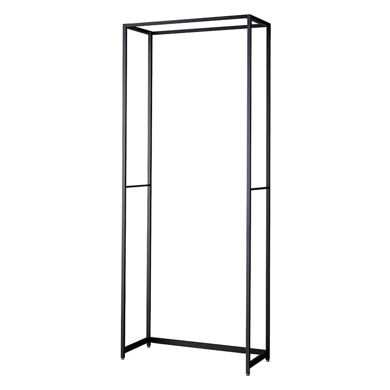 ストア・エキスプレス 店舗什器　ラテラル・ロコ　本体　ブラック 幅90cm／奥行40×高さ240cm 61-808-63-5 1台（ご注文単位1台）【直送品】