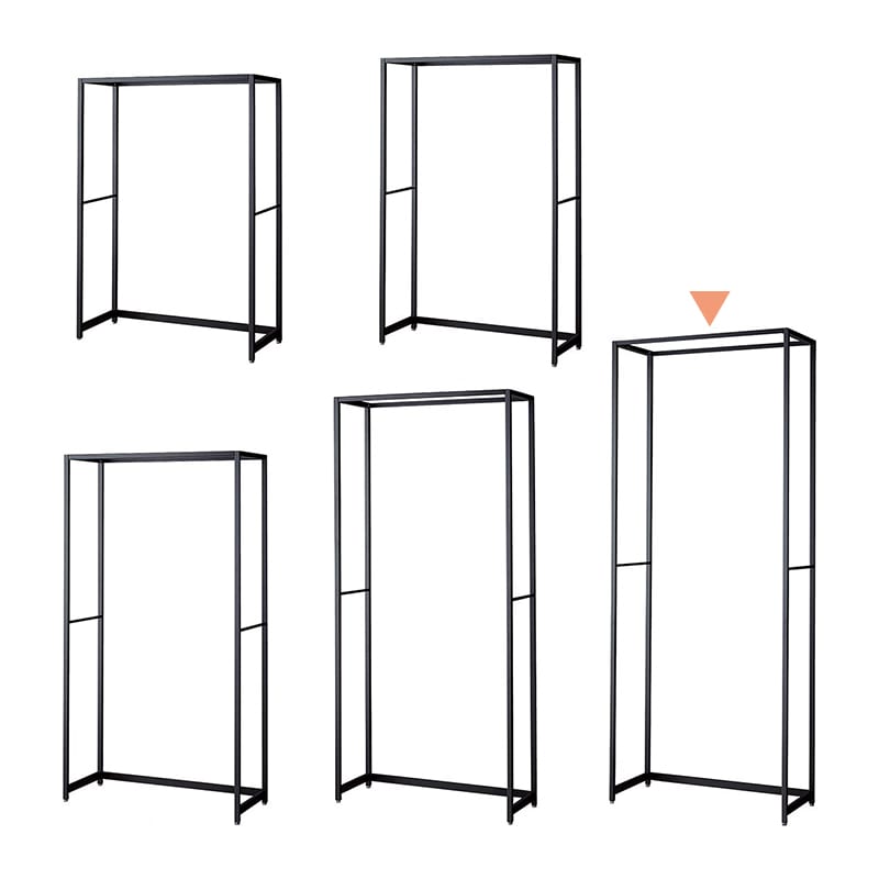 ストア・エキスプレス 店舗什器 ラテラル・ロコ 本体 ブラック 幅90cm/奥行40×高さ240cm 61-808-63-5 1台(ご注文単位1台)【直送品】