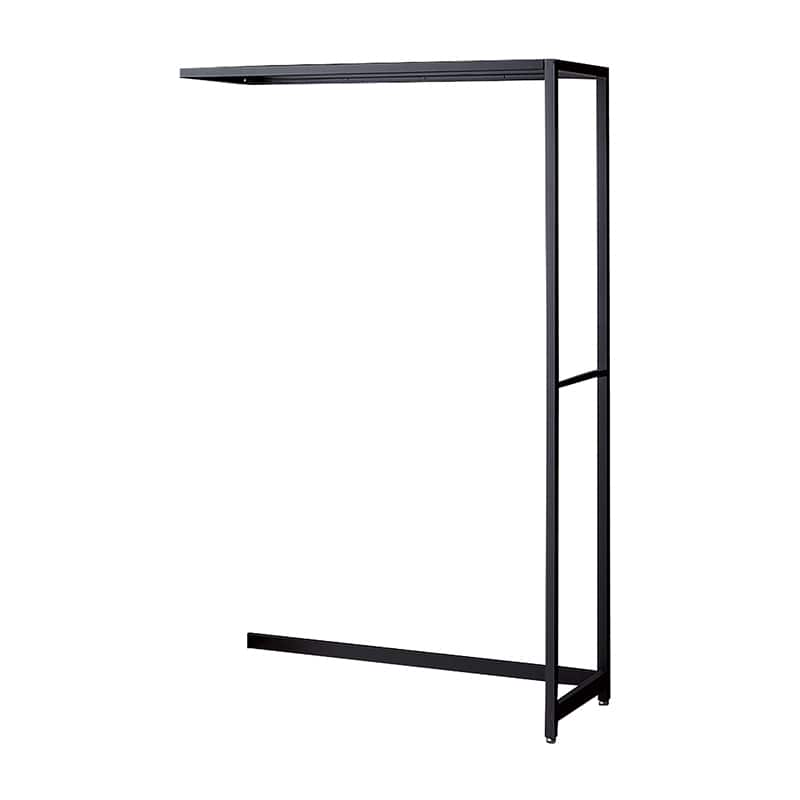 ストア・エキスプレス 店舗什器　ラテラル・ロコ　連結タイプ　ブラック 幅90cm／奥行40×高さ150cm 61-808-64-2 1台（ご注文単位1台）【直送品】