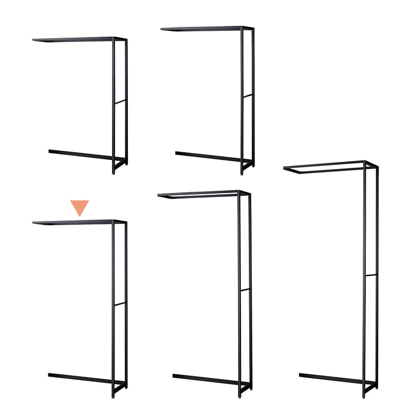 ストア・エキスプレス 店舗什器 ラテラル・ロコ 連結タイプ ブラック 幅90cm/奥行40×高さ180cm 61-808-64-3 1台(ご注文単位1台)【直送品】