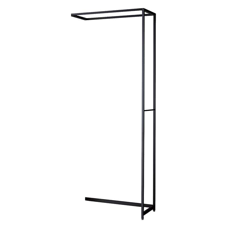 ストア・エキスプレス 店舗什器　ラテラル・ロコ　連結タイプ　ブラック 幅90cm／奥行40×高さ240cm 61-808-64-5 1台（ご注文単位1台）【直送品】