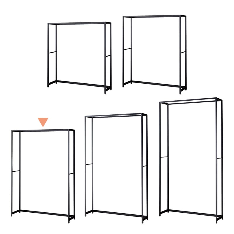 ストア・エキスプレス 店舗什器　ラテラル・ロコ　本体　ブラック 幅120cm／奥行35×高さ180cm 61-808-65-3 1台（ご注文単位1台）【直送品】