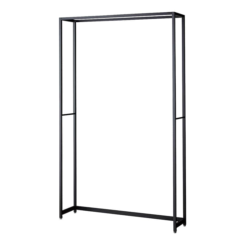 ストア・エキスプレス 店舗什器　ラテラル・ロコ　本体　ブラック 幅120cm／奥行35×高さ210cm 61-808-65-4 1台（ご注文単位1台）【直送品】