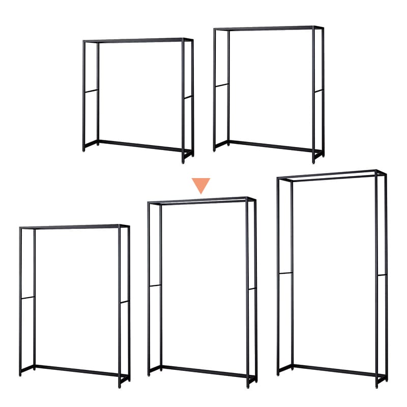 ストア・エキスプレス 店舗什器 ラテラル・ロコ 本体 ブラック 幅120cm/奥行35×高さ210cm 61-808-65-4 1台(ご注文単位1台)【直送品】