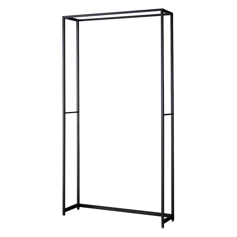 ストア・エキスプレス 店舗什器　ラテラル・ロコ　本体　ブラック 幅120cm／奥行35×高さ240cm 61-808-65-5 1台（ご注文単位1台）【直送品】