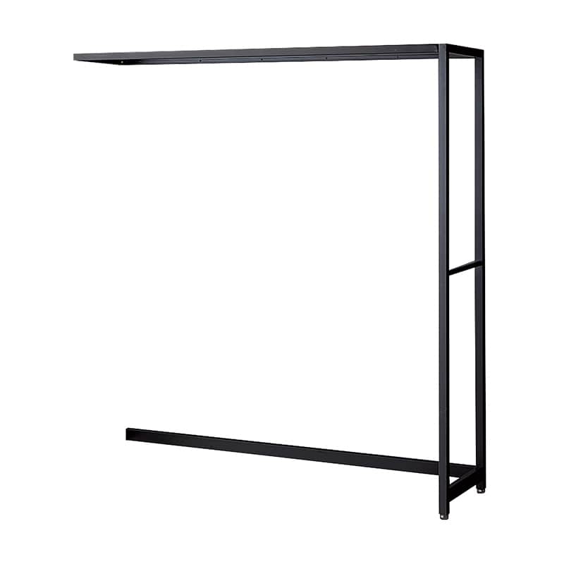 ストア・エキスプレス 店舗什器　ラテラル・ロコ　連結タイプ　ブラック 幅120cm／奥行35×高さ135cm 61-808-66-1 1台（ご注文単位1台）【直送品】