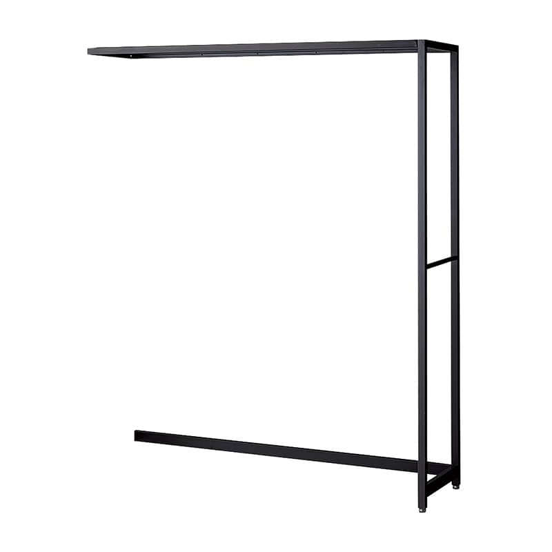 ストア・エキスプレス 店舗什器　ラテラル・ロコ　連結タイプ　ブラック 幅120cm／奥行35×高さ150cm 61-808-66-2 1台（ご注文単位1台）【直送品】