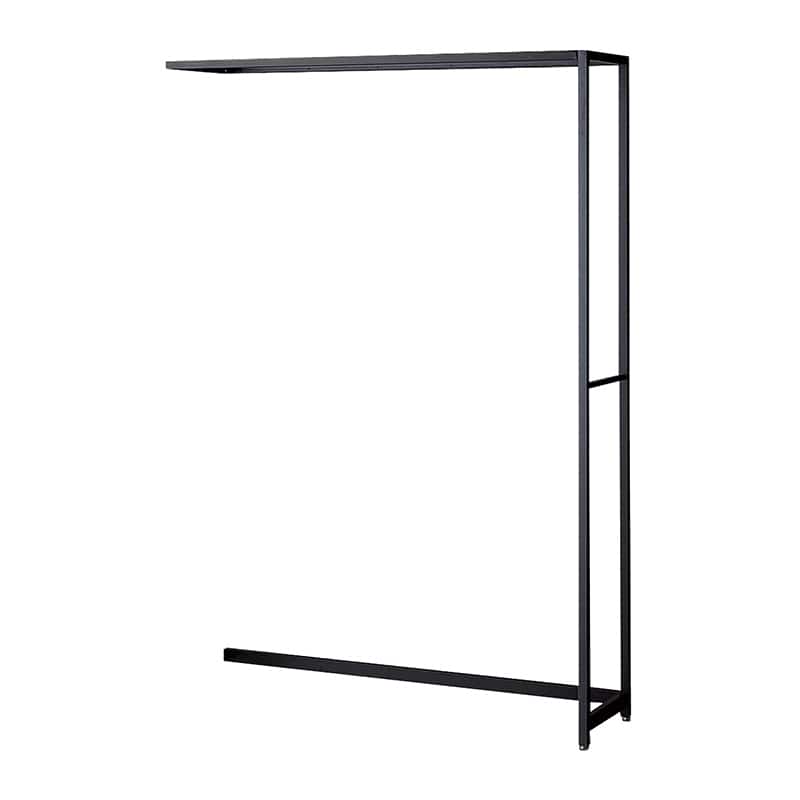 ストア・エキスプレス 店舗什器　ラテラル・ロコ　連結タイプ　ブラック 幅120cm／奥行35×高さ180cm 61-808-66-3 1台（ご注文単位1台）【直送品】