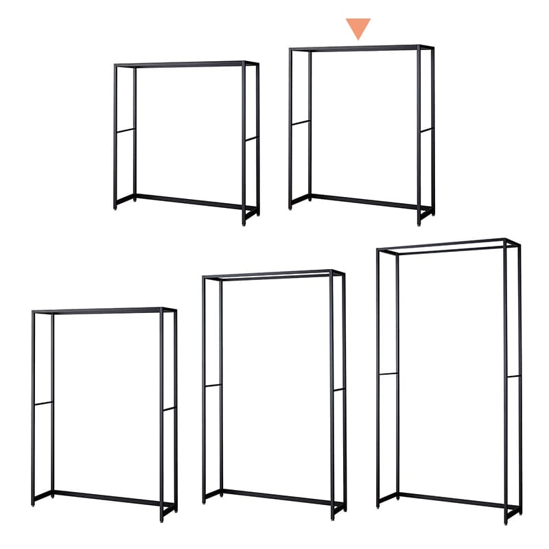 ストア・エキスプレス 店舗什器 ラテラル・ロコ 本体 ブラック 幅120cm/奥行40×高さ150cm 61-808-67-2 1台(ご注文単位1台)【直送品】