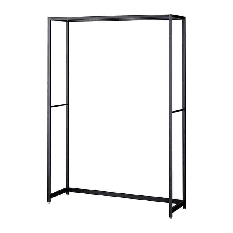 ストア・エキスプレス 店舗什器　ラテラル・ロコ　本体　ブラック 幅120cm／奥行40×高さ180cm 61-808-67-3 1台（ご注文単位1台）【直送品】