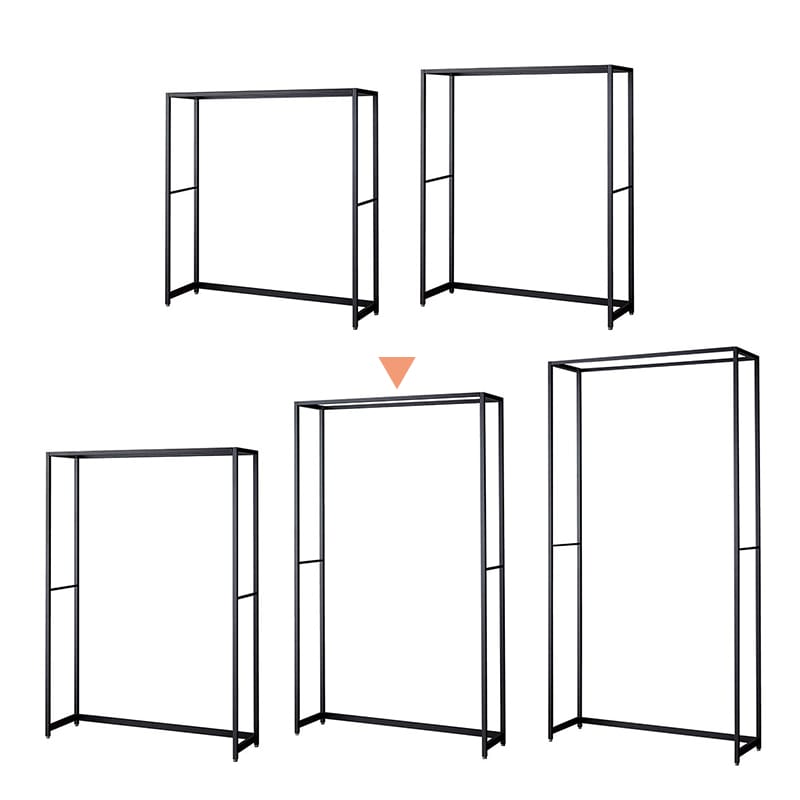 ストア・エキスプレス 店舗什器　ラテラル・ロコ　本体　ブラック 幅120cm／奥行40×高さ210cm 61-808-67-4 1台（ご注文単位1台）【直送品】