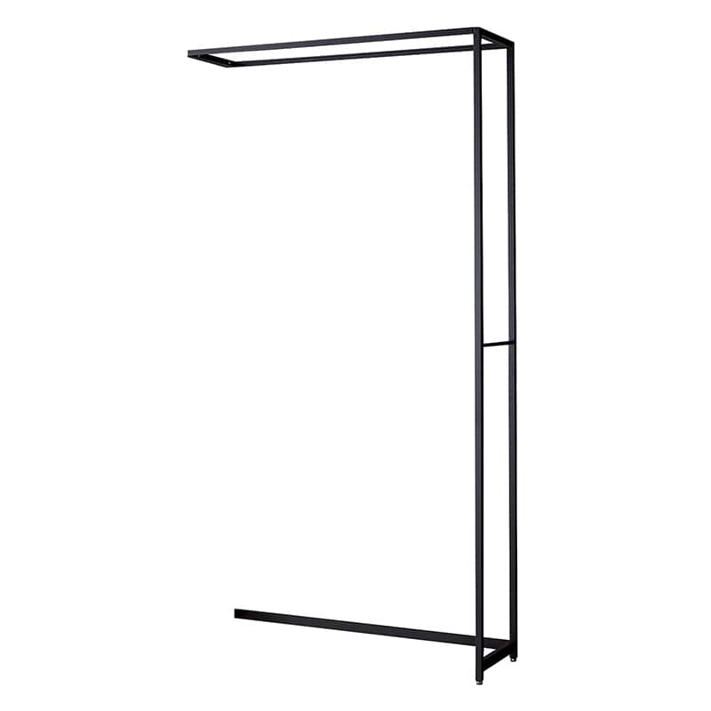 ストア・エキスプレス 店舗什器 ラテラル・ロコ 連結タイプ ブラック 幅120cm/奥行40×高さ240cm 61-808-68-5 1台(ご注文単位1台)【直送品】