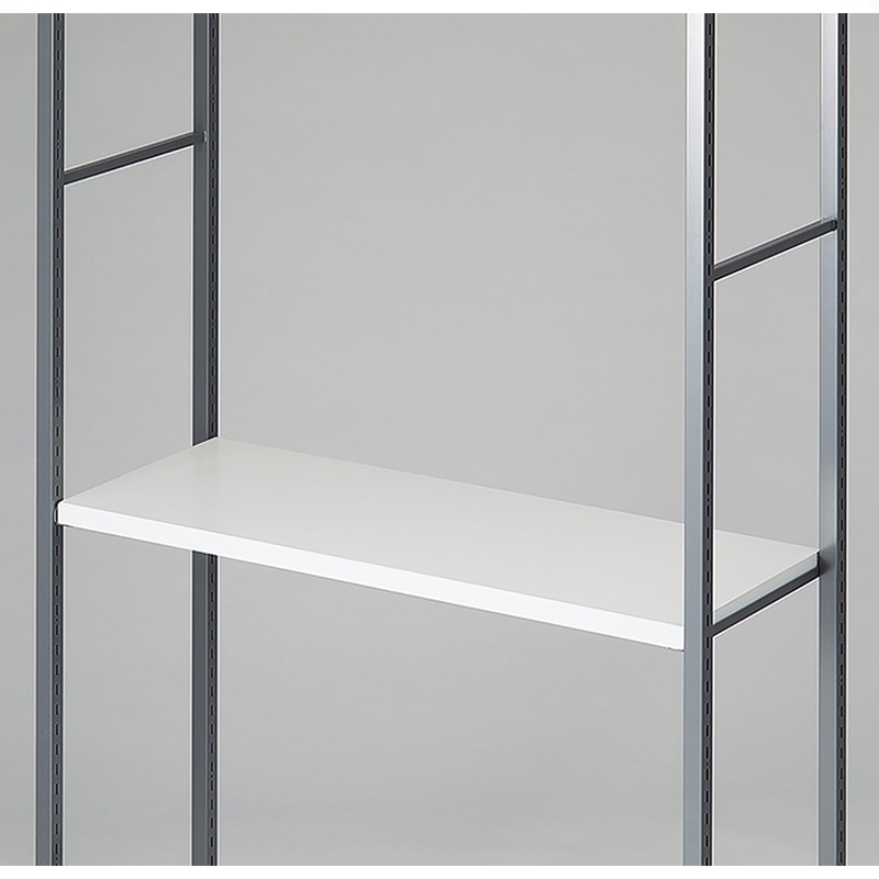 ストア・エキスプレス 店舗什器 ラテラル・ロコ 中間棚セット グレー用 90×35cm ホワイト 61-808-73-2 1セット(ご注文単位1セット)【直送品】