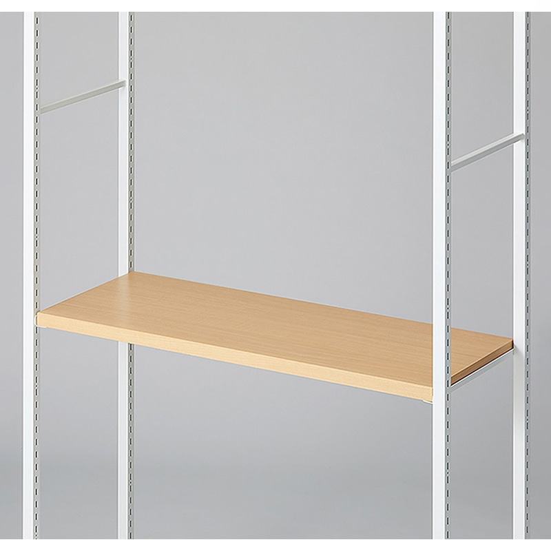 ストア・エキスプレス 店舗什器 ラテラル・ロコ 中間棚セット ホワイト用 90×35cm エクリュ 61-808-74-1 1セット(ご注文単位1セット)【直送品】