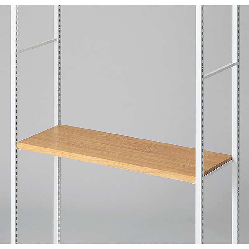 ストア・エキスプレス 店舗什器 ラテラル・ロコ 中間棚セット ホワイト用 90×35cm ラスティック柄 61-808-74-3 1セット(ご注文単位1セット)【直送品】