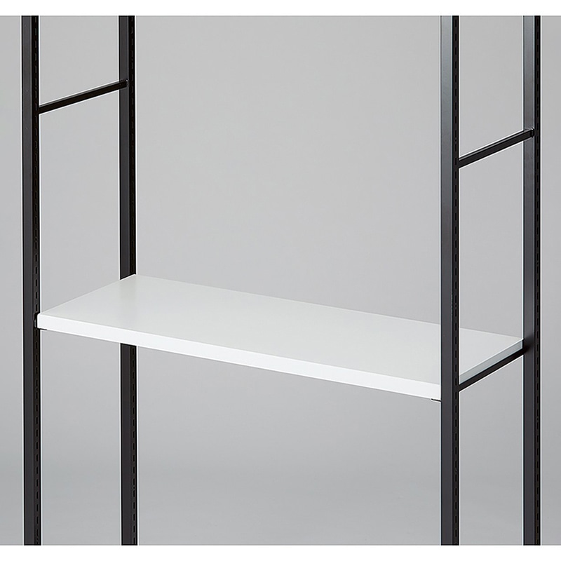 ストア・エキスプレス 店舗什器 ラテラル・ロコ 中間棚セット ブラック用 90×35cm ホワイト 61-808-75-2 1セット(ご注文単位1セット)【直送品】
