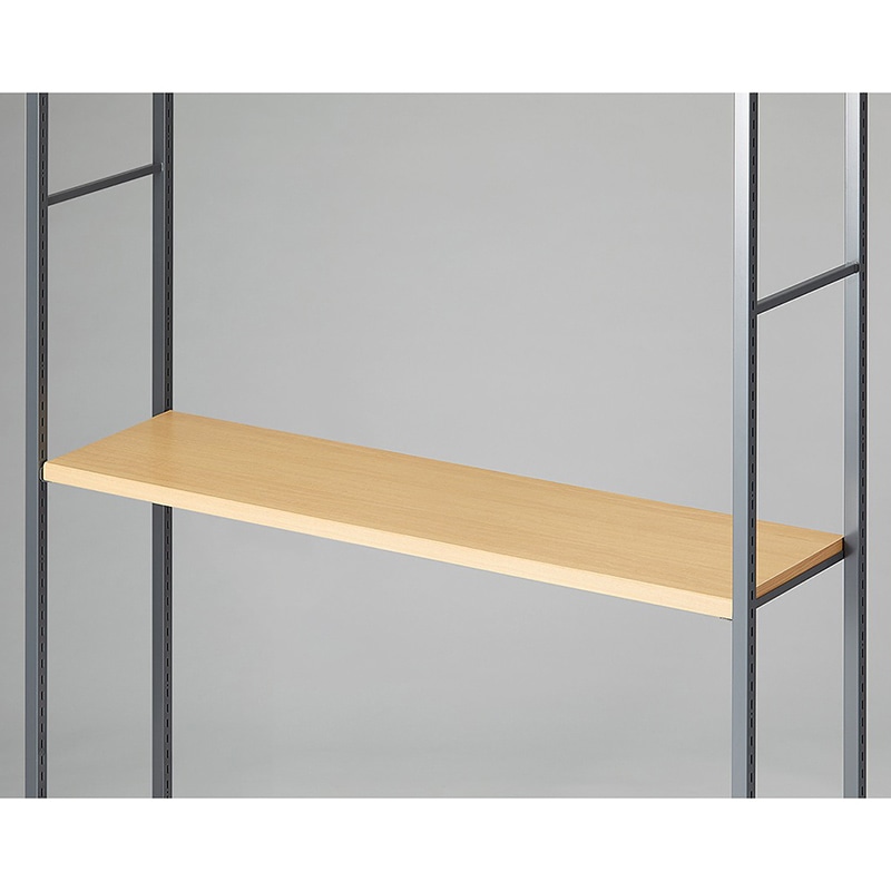 ストア・エキスプレス 店舗什器 ラテラル・ロコ 中間棚セット グレー用 120×35cm エクリュ 61-808-76-1 1セット(ご注文単位1セット)【直送品】