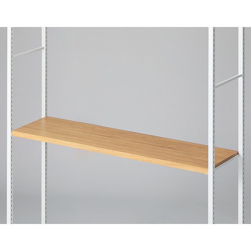 ストア・エキスプレス 店舗什器 ラテラル・ロコ 中間棚セット ホワイト用 120×35cm ラスティック柄 61-808-77-3 1セット(ご注文単位1セット)【直送品】