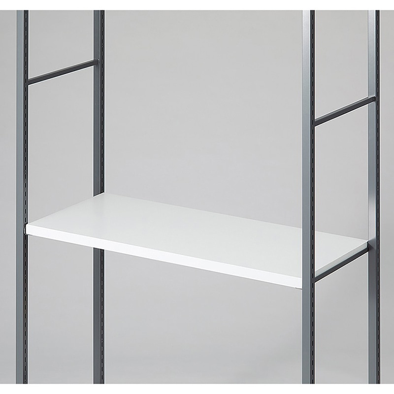 ストア・エキスプレス 店舗什器　ラテラル・ロコ　中間棚セット　グレー用 90×40cm　ホワイト 61-808-95-2 1セット（ご注文単位1セット）【直送品】