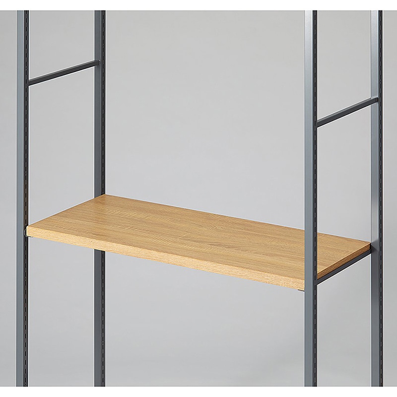 ストア・エキスプレス 店舗什器　ラテラル・ロコ　中間棚セット　グレー用 90×40cm　ラスティック柄 61-808-95-3 1セット（ご注文単位1セット）【直送品】