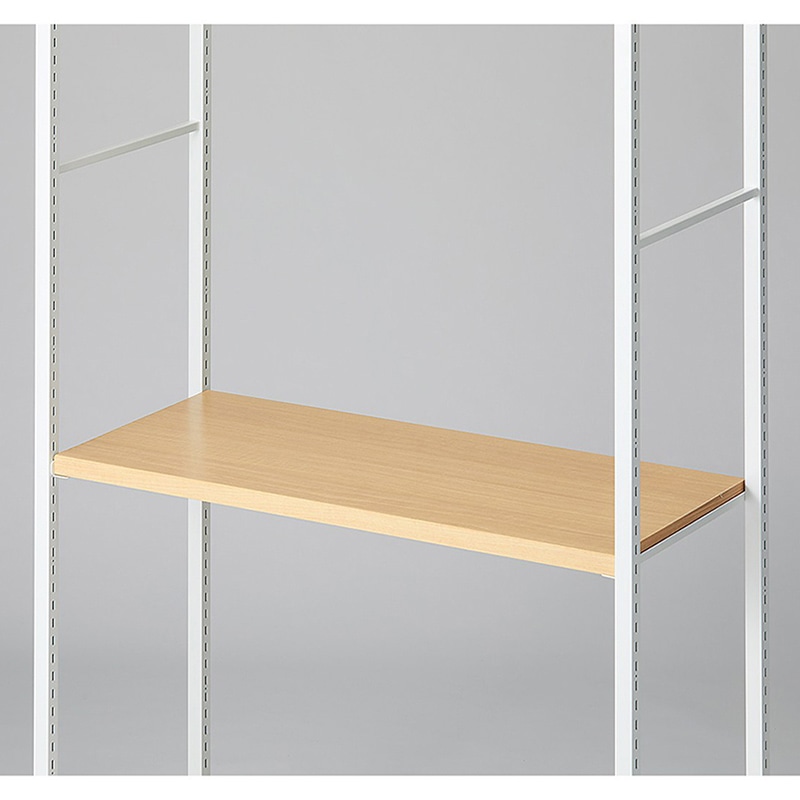 ストア・エキスプレス 店舗什器　ラテラル・ロコ　中間棚セット　ホワイト用 90×40cm　エクリュ 61-808-96-1 1セット（ご注文単位1セット）【直送品】