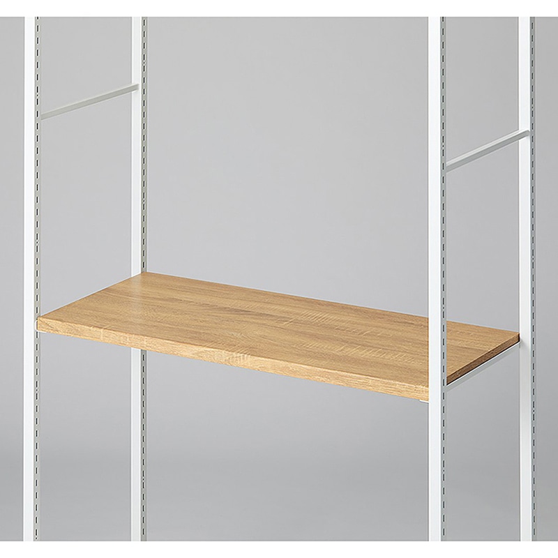 ストア・エキスプレス 店舗什器　ラテラル・ロコ　中間棚セット　ホワイト用 90×40cm　ラスティック柄 61-808-96-3 1セット（ご注文単位1セット）【直送品】