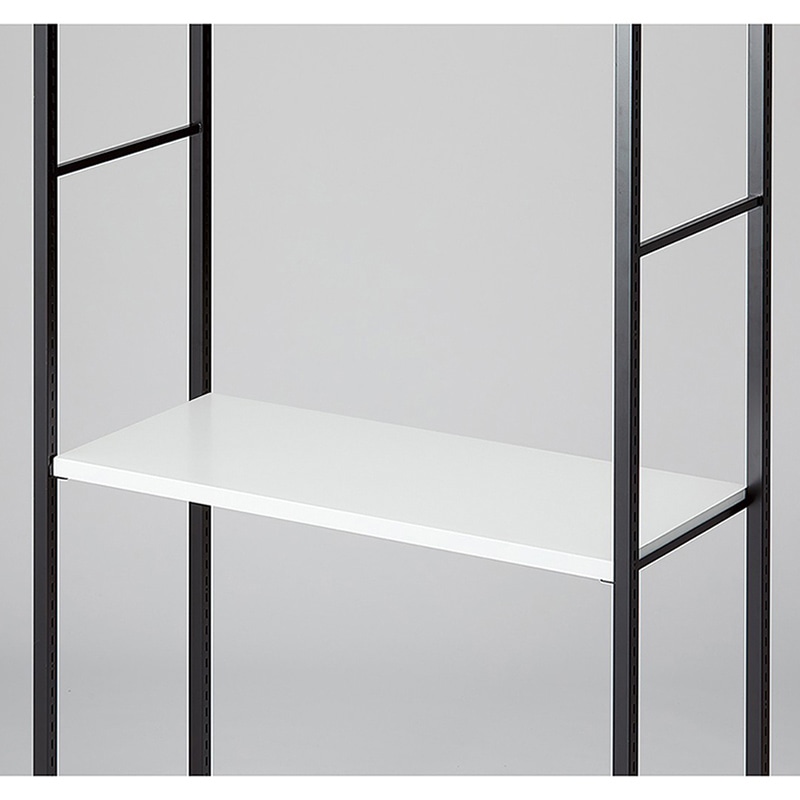 ストア・エキスプレス 店舗什器　ラテラル・ロコ　中間棚セット　ブラック用 90×40cm　ホワイト 61-808-97-2 1セット（ご注文単位1セット）【直送品】