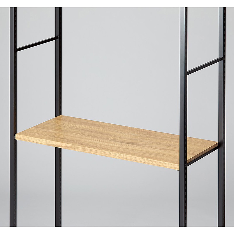 ストア・エキスプレス 店舗什器　ラテラル・ロコ　中間棚セット　ブラック用 90×40cm　ラスティック柄 61-808-97-3 1セット（ご注文単位1セット）【直送品】