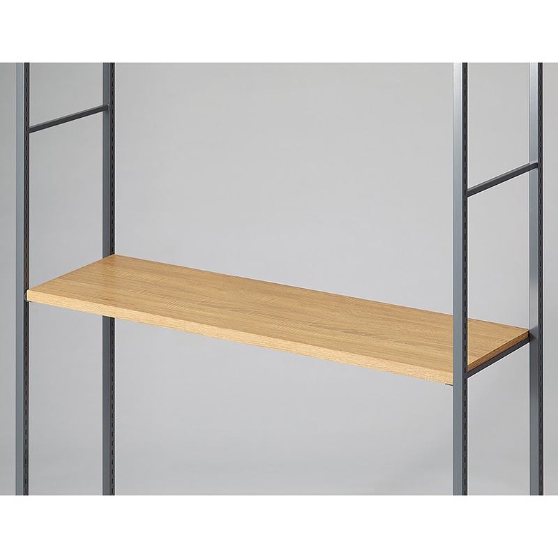 ストア・エキスプレス 店舗什器　ラテラル・ロコ　中間棚セット　グレー用 120×40cm　ラスティック柄 61-808-98-3 1セット（ご注文単位1セット）【直送品】