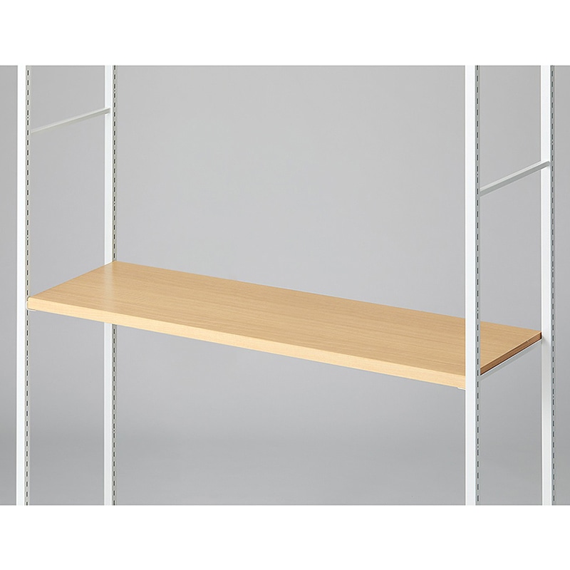 ストア・エキスプレス 店舗什器　ラテラル・ロコ　中間棚セット　ホワイト用 120×40cm　エクリュ 61-808-99-1 1セット（ご注文単位1セット）【直送品】