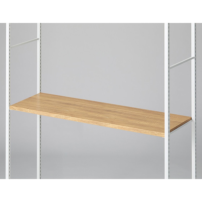 ストア・エキスプレス 店舗什器　ラテラル・ロコ　中間棚セット　ホワイト用 120×40cm　ラスティック柄 61-808-99-3 1セット（ご注文単位1セット）【直送品】