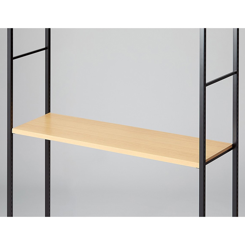 ストア・エキスプレス 店舗什器　ラテラル・ロコ　中間棚セット　ブラック用 120×40cm　エクリュ 61-809-1-1 1セット（ご注文単位1セット）【直送品】